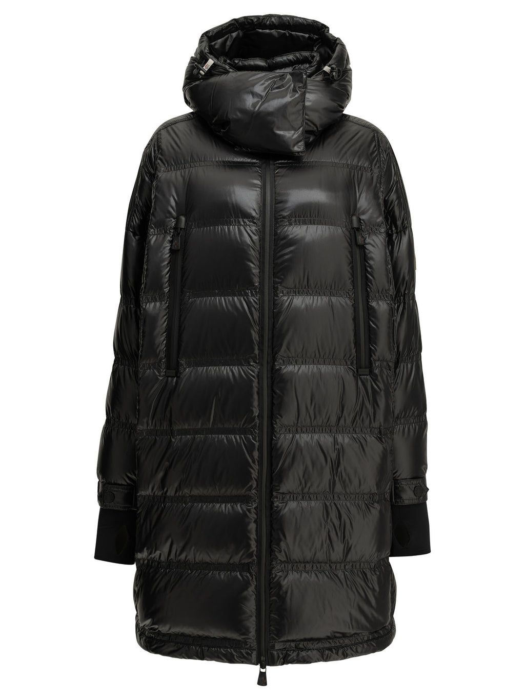Moncler Grenoble Women's Long Down Jacket in Black