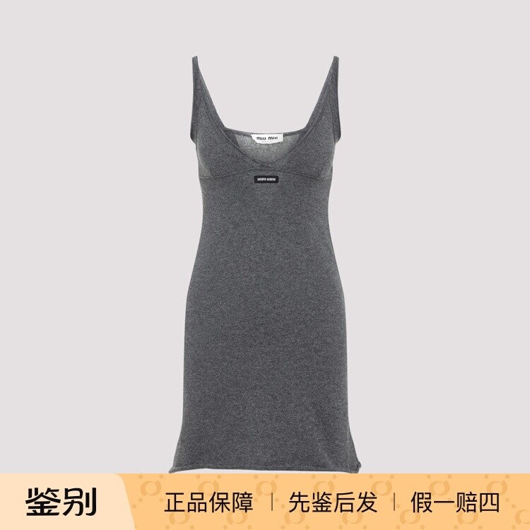 Miu Miu Mini Dress in Grey