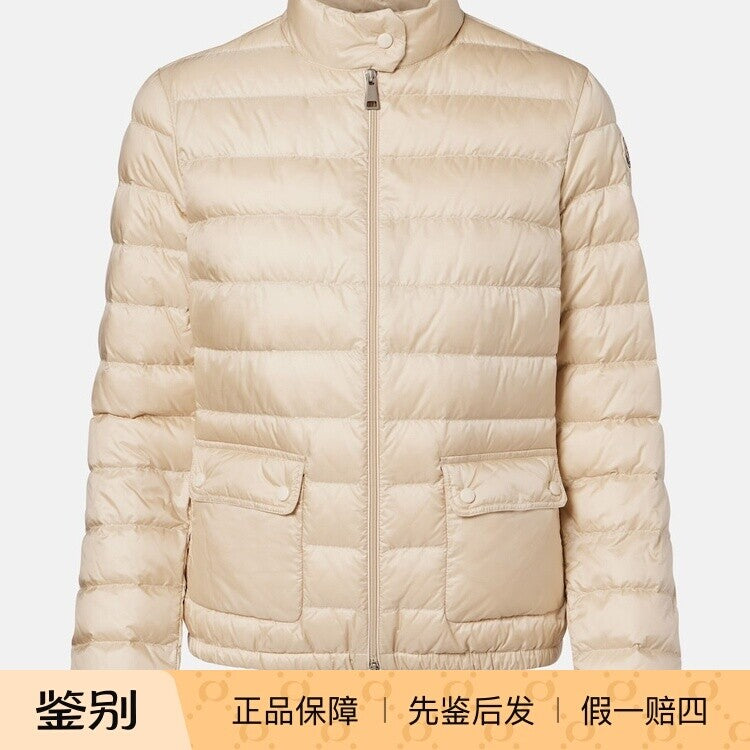 Moncler Women's Lans Down Jacket in Beige