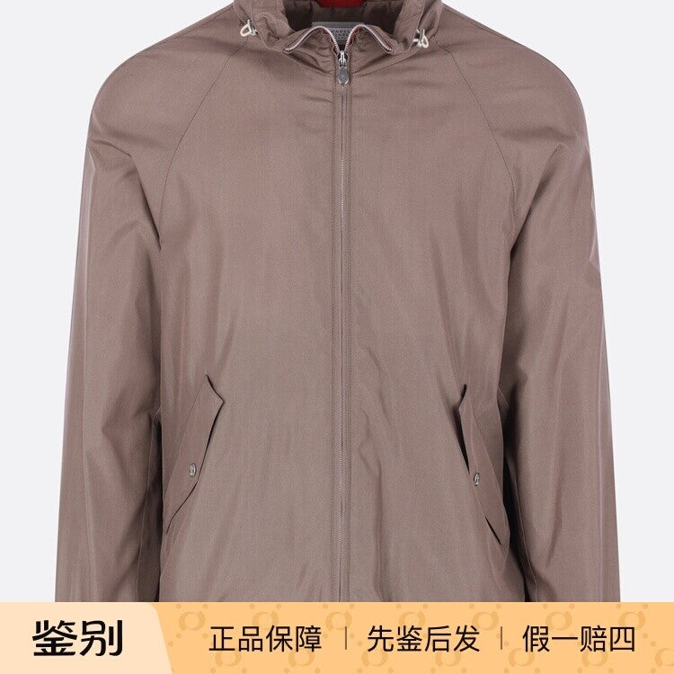 Brunello Cucinelli Men's Jacket in Brown