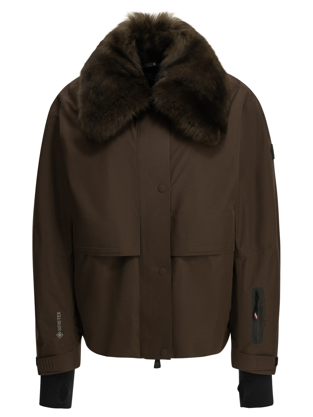 Moncler Grenoble Women's Caurel Ski Jacket in Brown