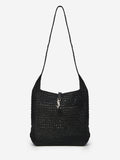 Saint Laurent Men's Le 5 À 7 Hobo Bag Medium in Black