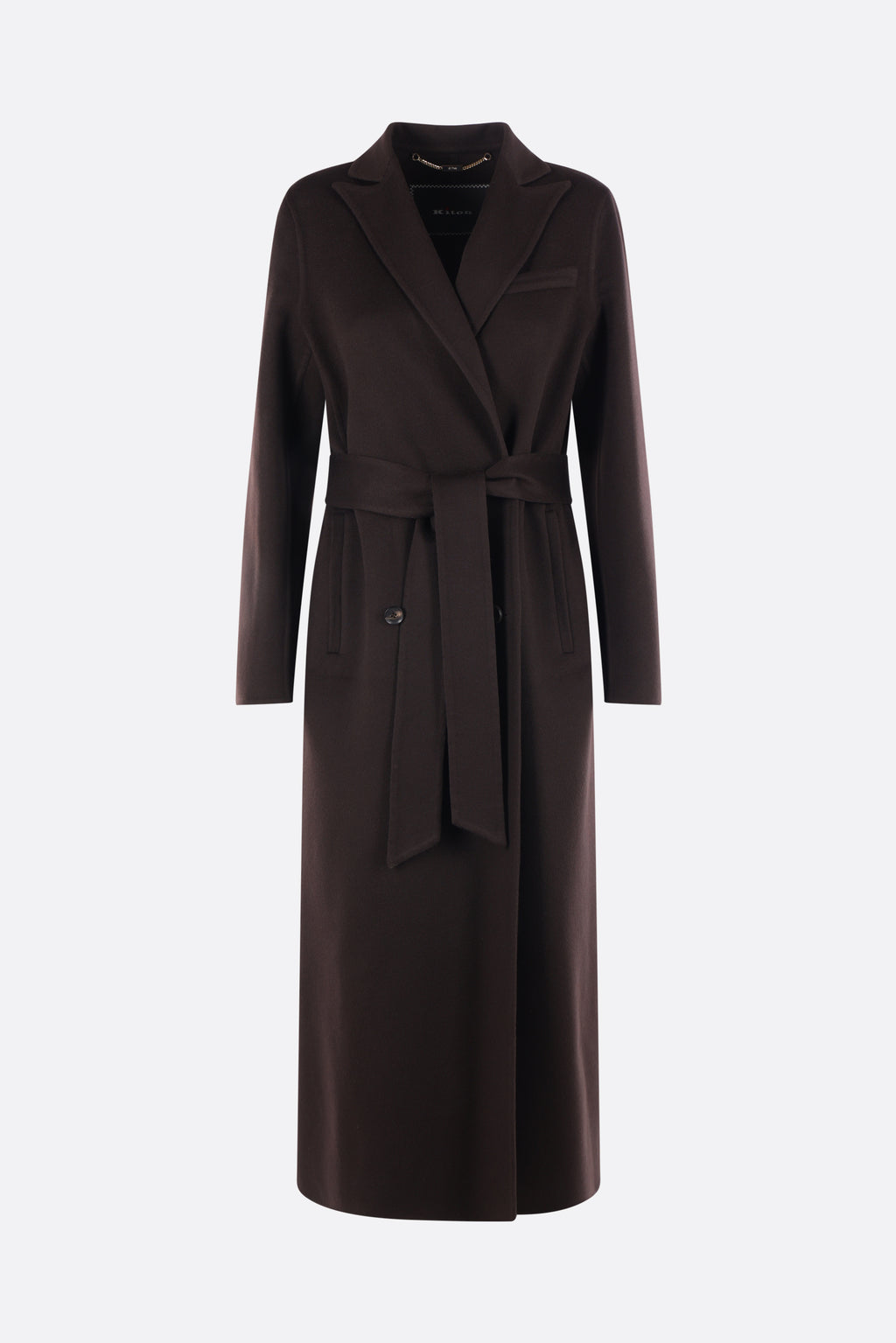 Kiton Women's Coat in Dark Brown