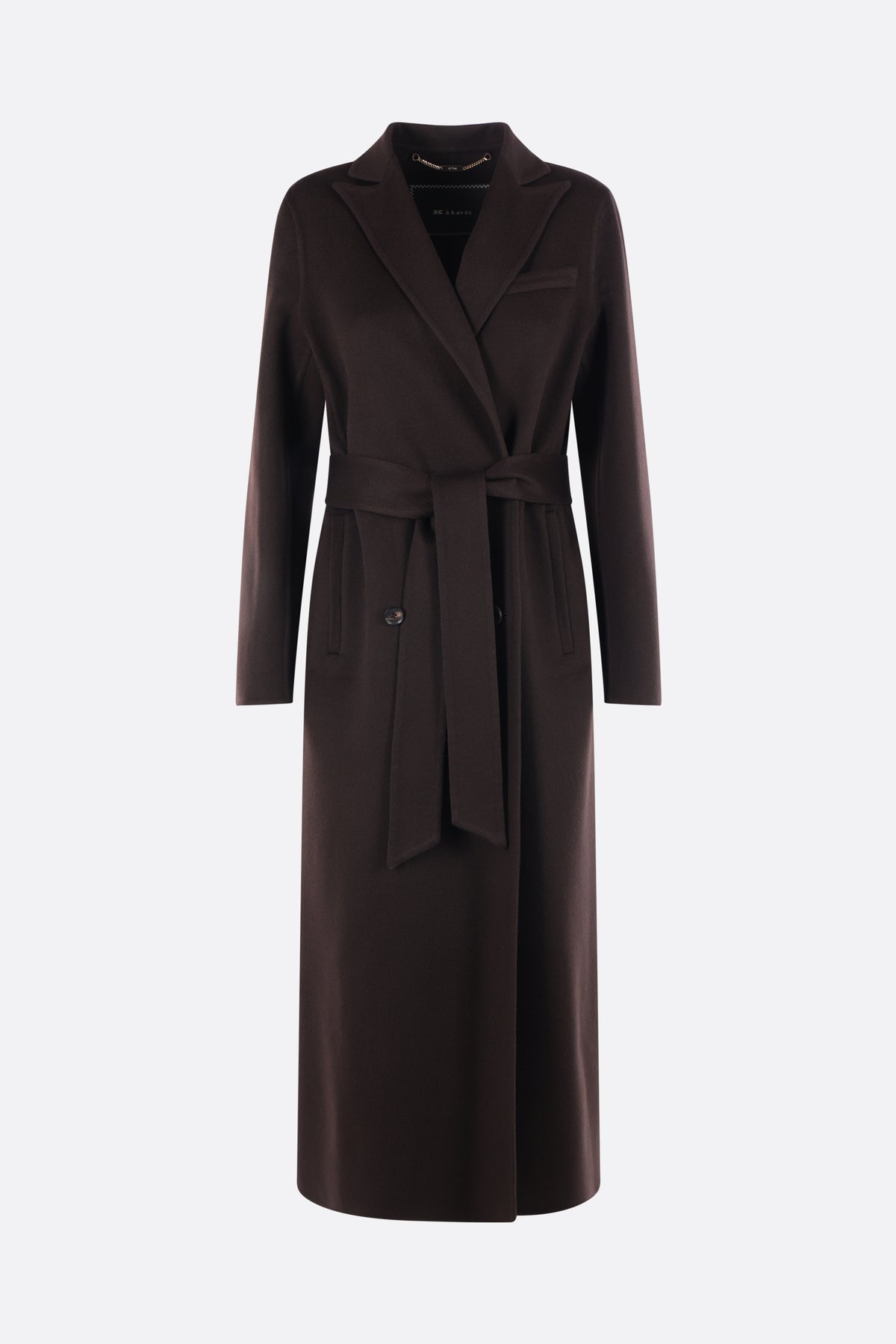 Kiton Women's Coat in Dark Brown