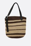 Loewe Men's Bag in Chocolate/Natural