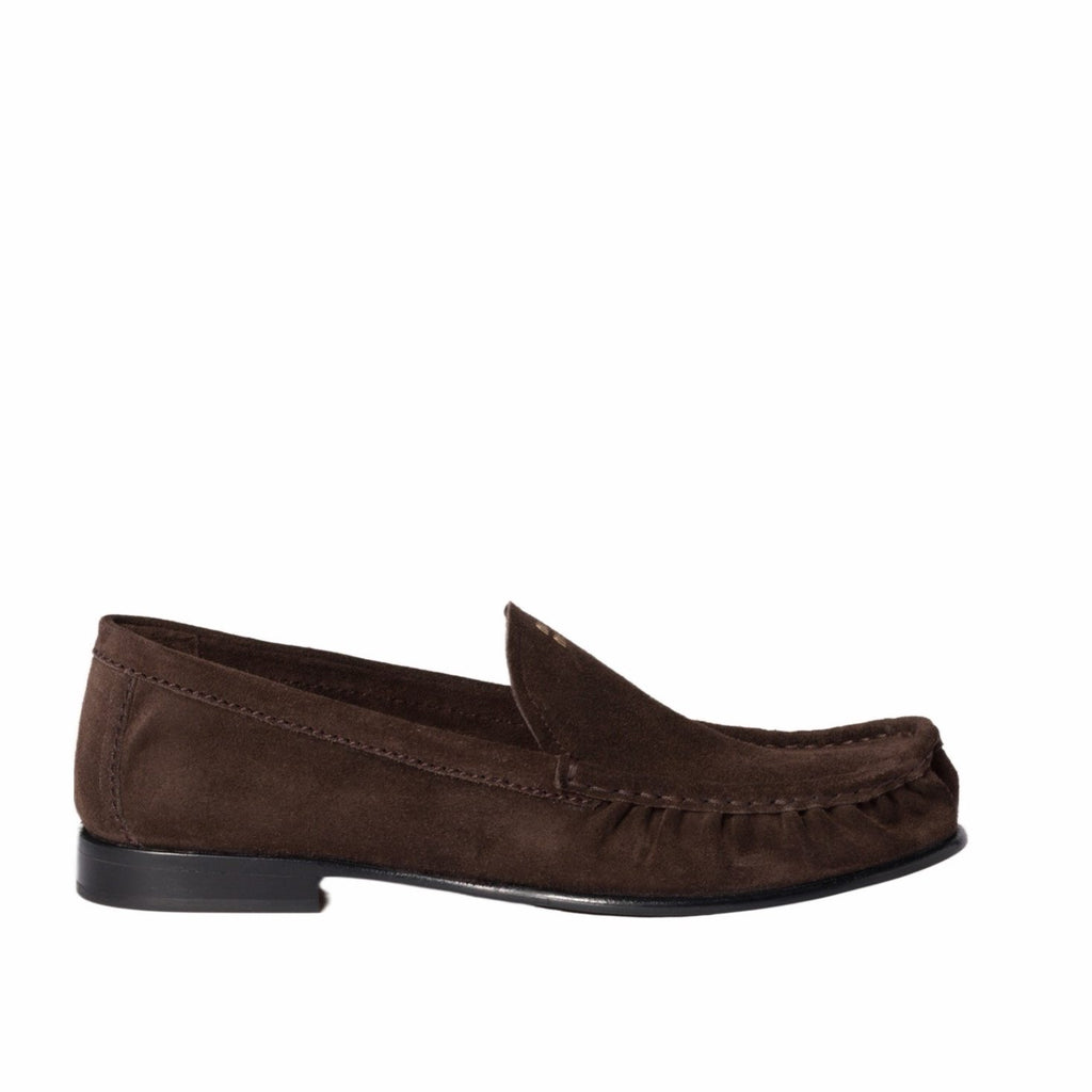 Miu Miu Women's Loafers in Dark Brown