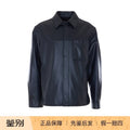 Loewe Men's Anagram Mini Leather Jacket in Black