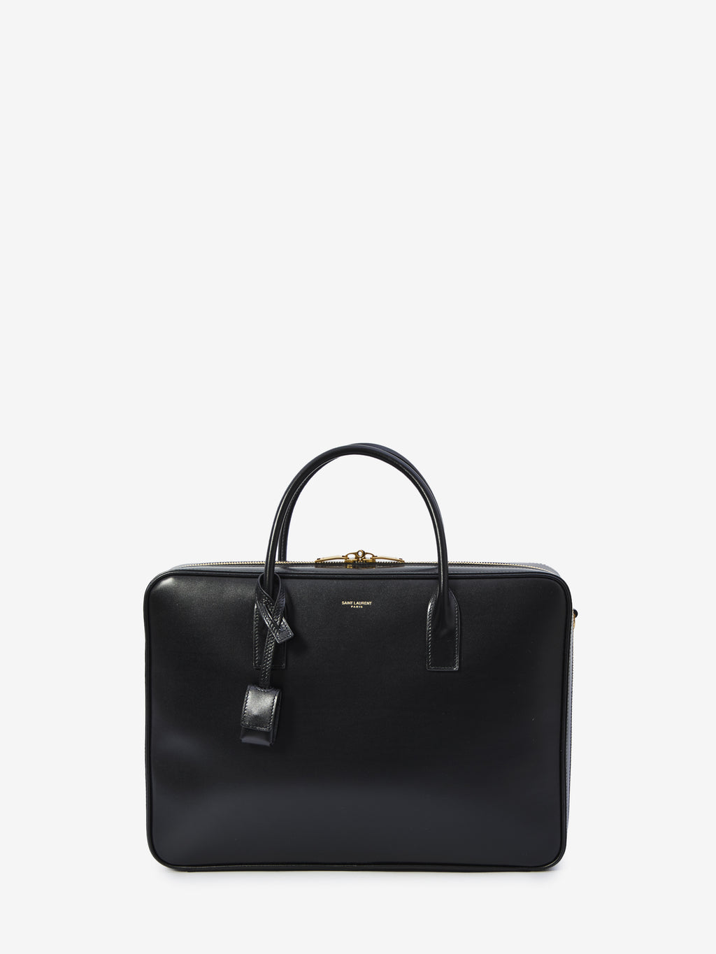 Saint Laurent Men's Sac De Jour Bowler Bag in Black