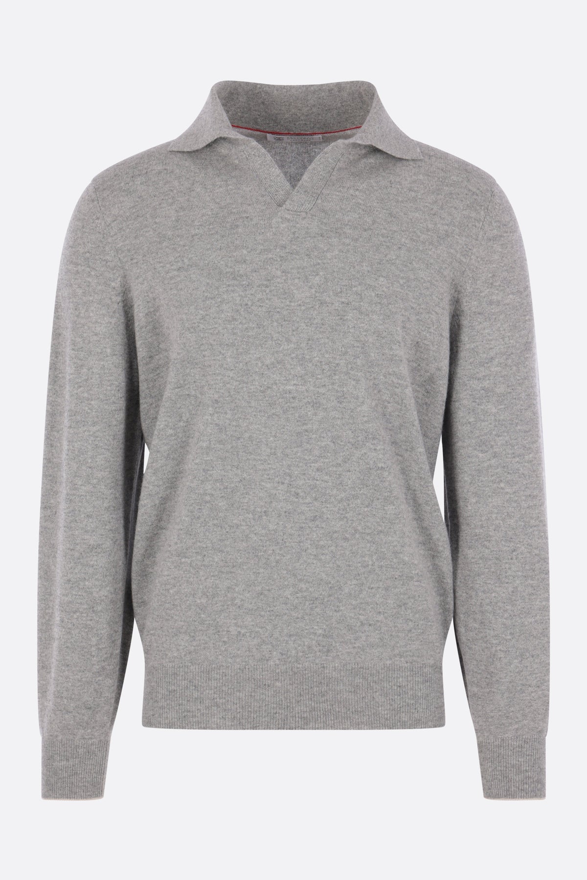Brunello Cucinelli Men's Sweater in Light Grey