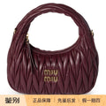 Miu Miu Women's Wander Small Crossbody Bag in Burgundy