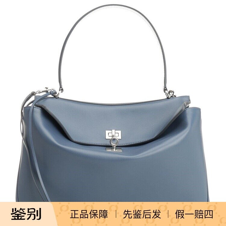 Balenciaga Women's Rodeo Medium Shoulder Bag in Blue