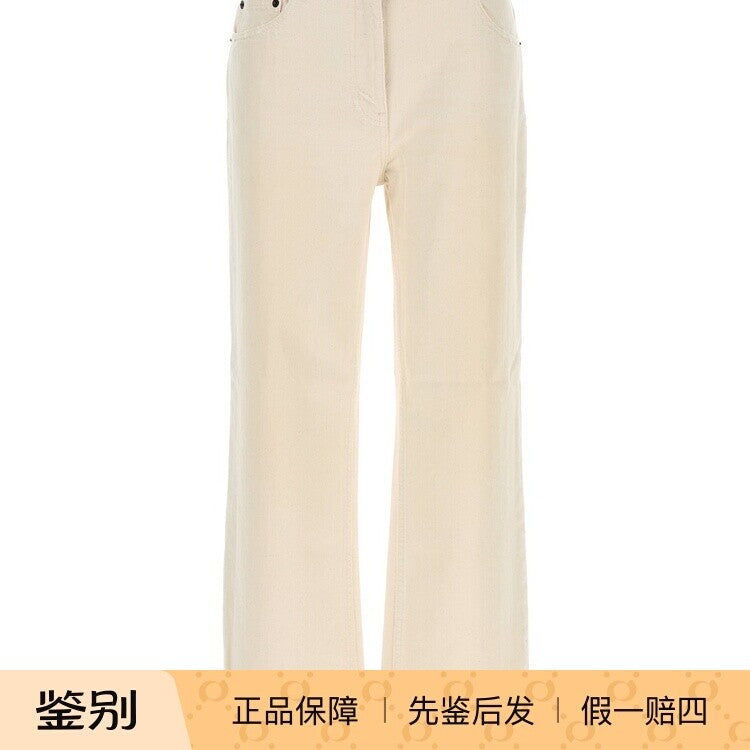 The Row Women's Fargo Jeans in White