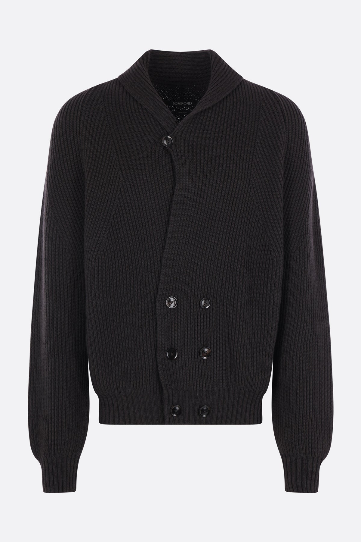 Tom Ford Men's Cardigan in Charcoal Grey
