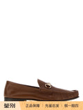 Gucci Men's Lugano Loafers in Brown