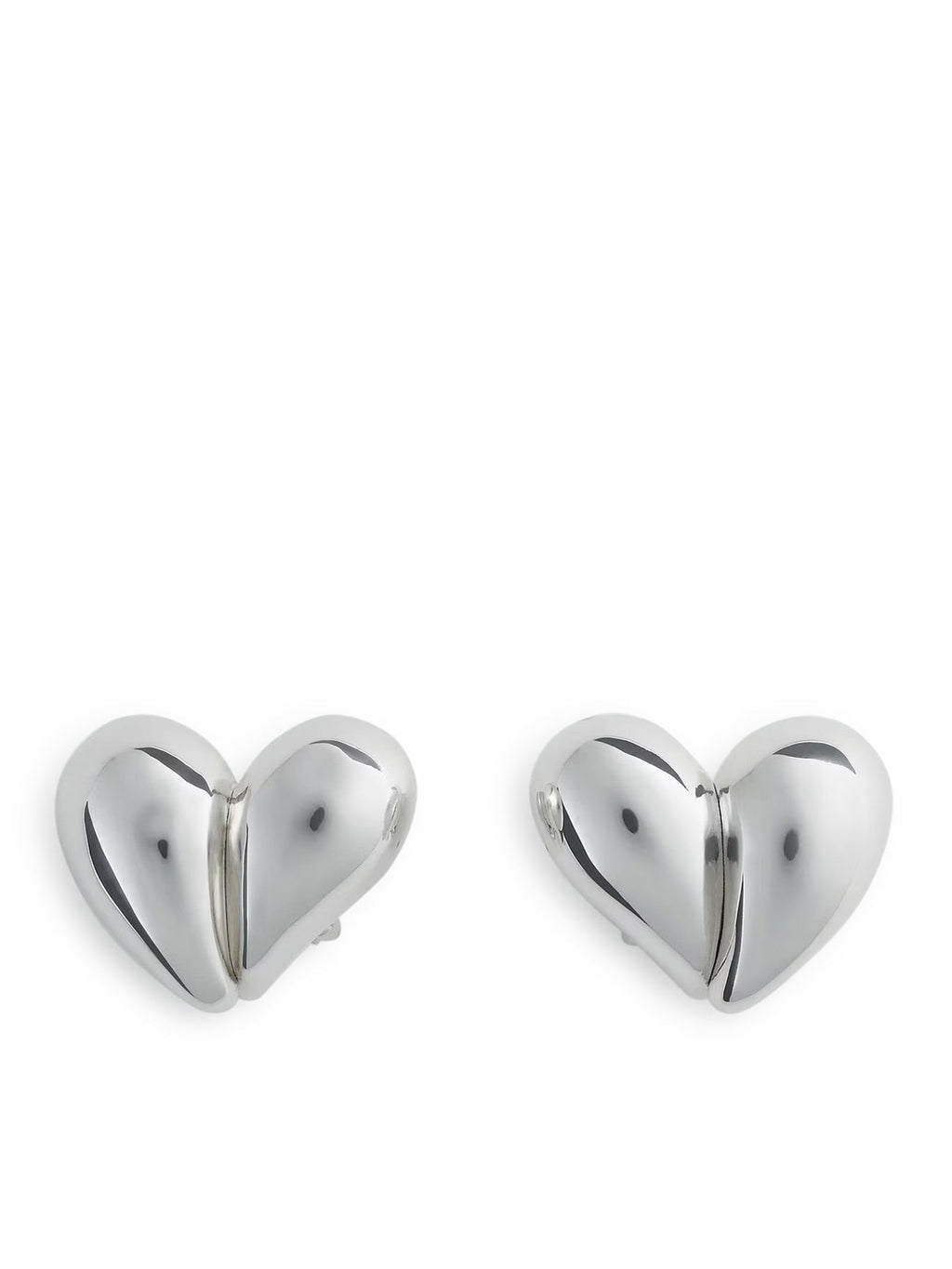 Bottega Veneta Women's DROP CLIP EARRINGS in Silver