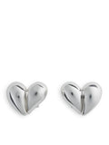 Bottega Veneta Women's DROP CLIP EARRINGS in Silver