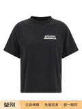 Balenciaga Women's Logo T-Shirt in Black