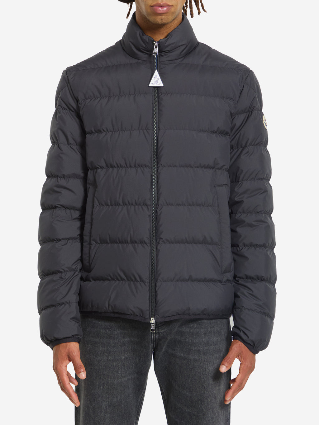 Moncler Men's Short Down Jacket Baudinet in Black
