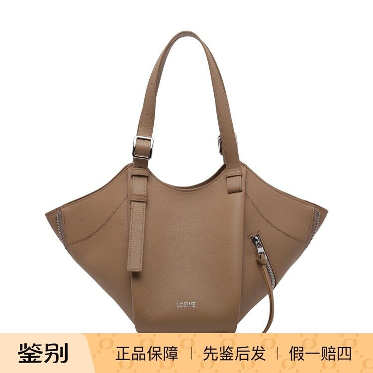 Loewe Women's Hammock Flip Bag in Beige