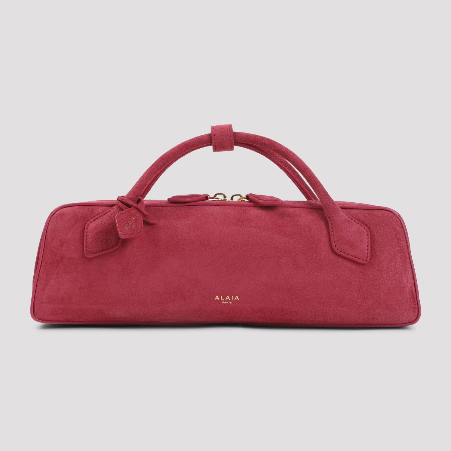 Alaia Women's Teckel Clutch Medium Handbag in Red