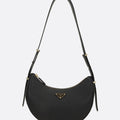 Prada Women's Arque Medium Shoulder Bag in Black