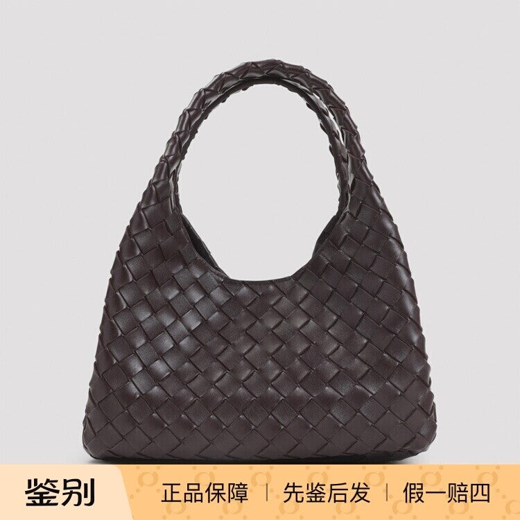Bottega Veneta Women's Campana Small Shoulder Bag in Burgundy