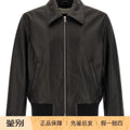 Ami Paris Men's Leather Jacket in Black