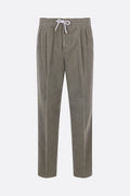 Brunello Cucinelli Men's Trousers in Verde Salvia