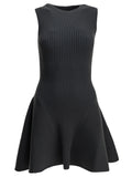 Alaia Women's Skater Short Dress in Grey