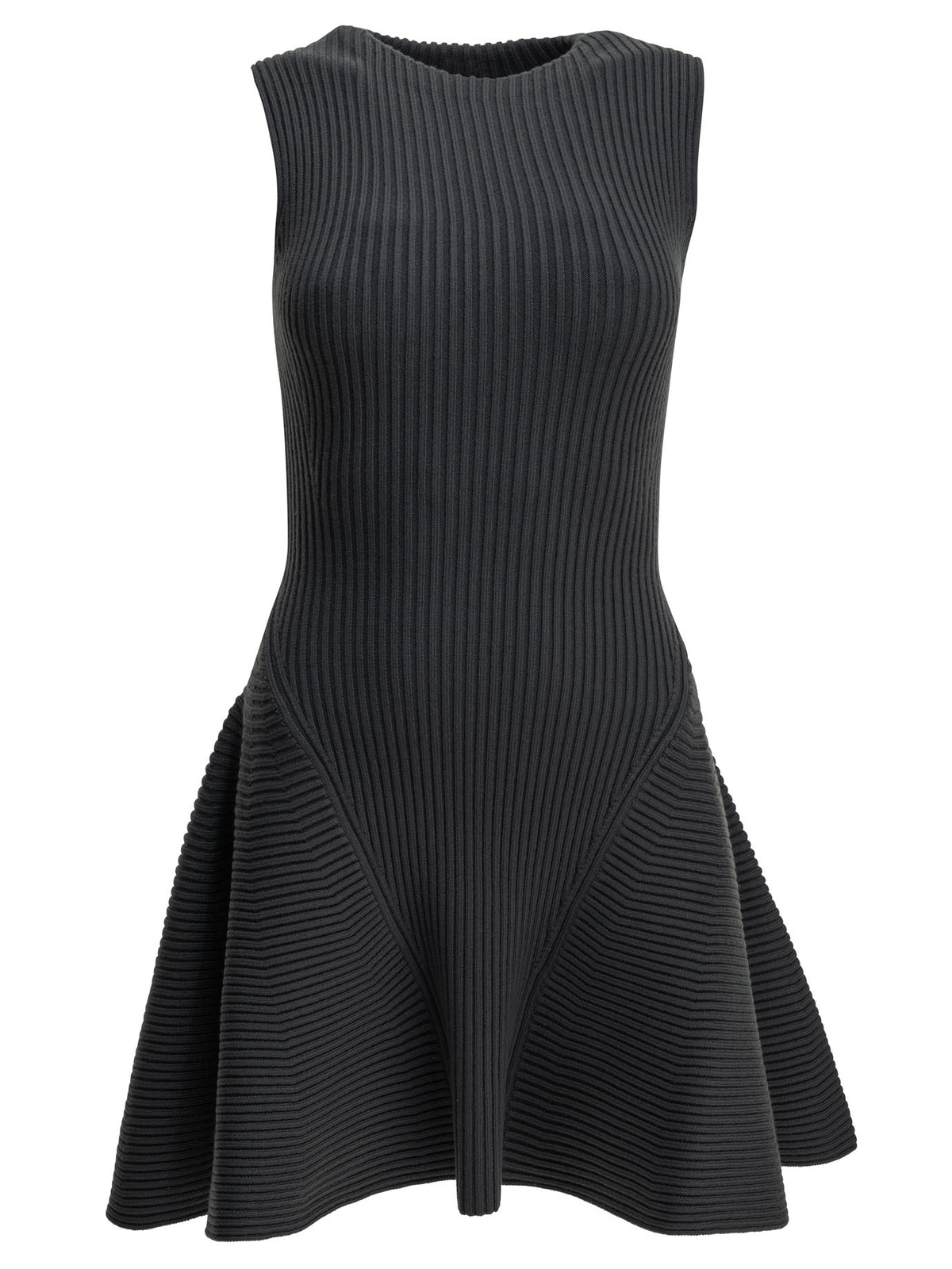 Alaia Women's Skater Short Dress in Grey