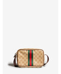 Gucci Men's Mini GG Bag with Web in Beige
