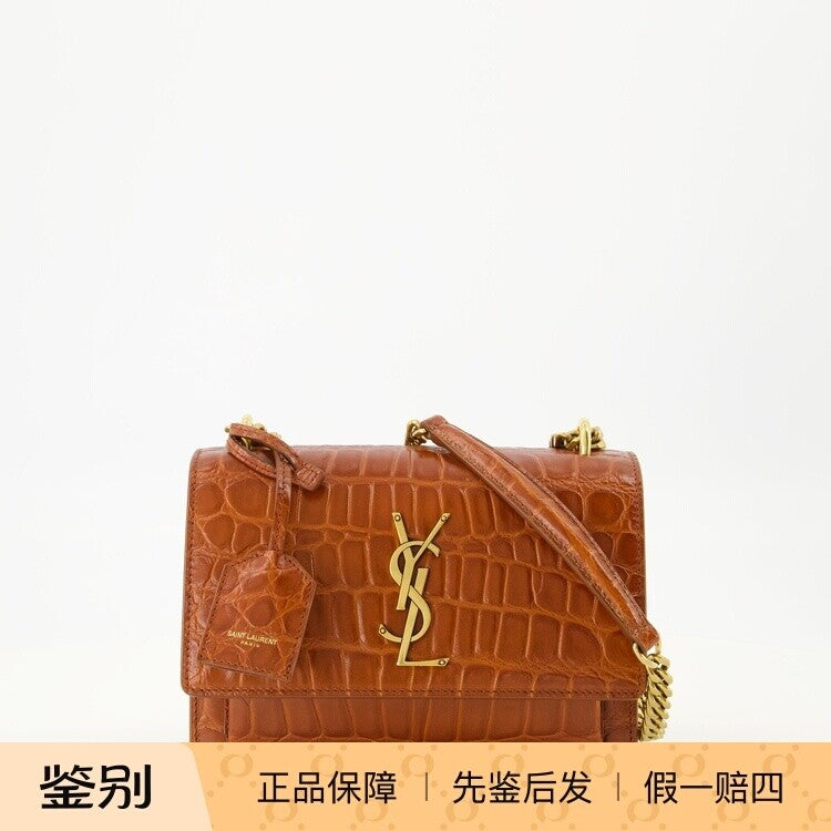 Saint Laurent Women's YSL Sunset Small Shoulder Bag