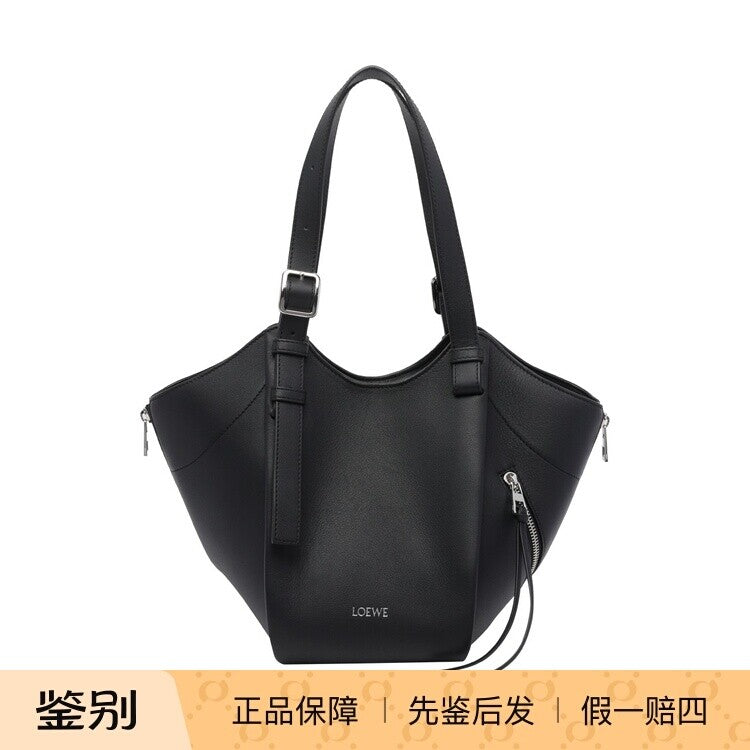Loewe Women's Hammock Flip Bag in Black
