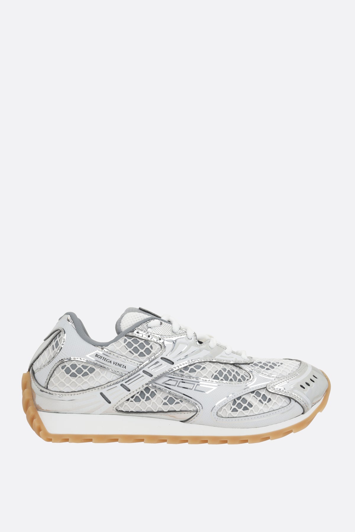 Bottega Veneta Women's Sneakers in Silver/White
