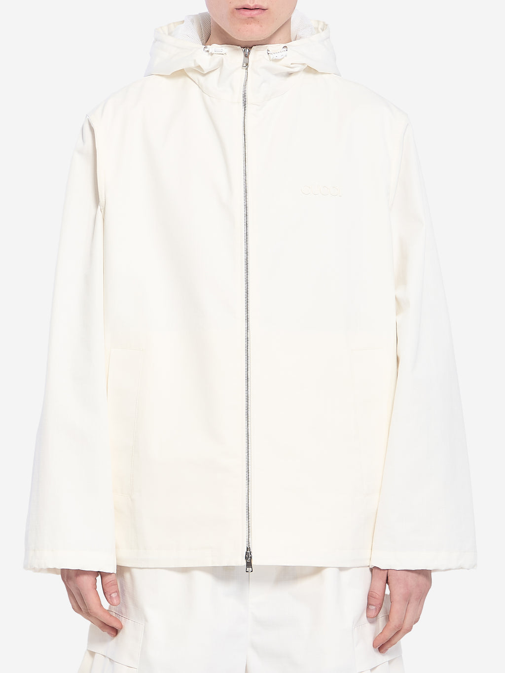 Gucci Men's Web Jacket in White