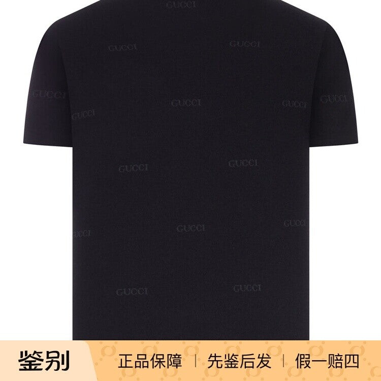Gucci Men's Logo T-Shirt in Black