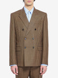 Gucci Men's Wool Tweed Jacket in Beige