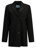 Prada Women's Single-breasted wool blazer in Black