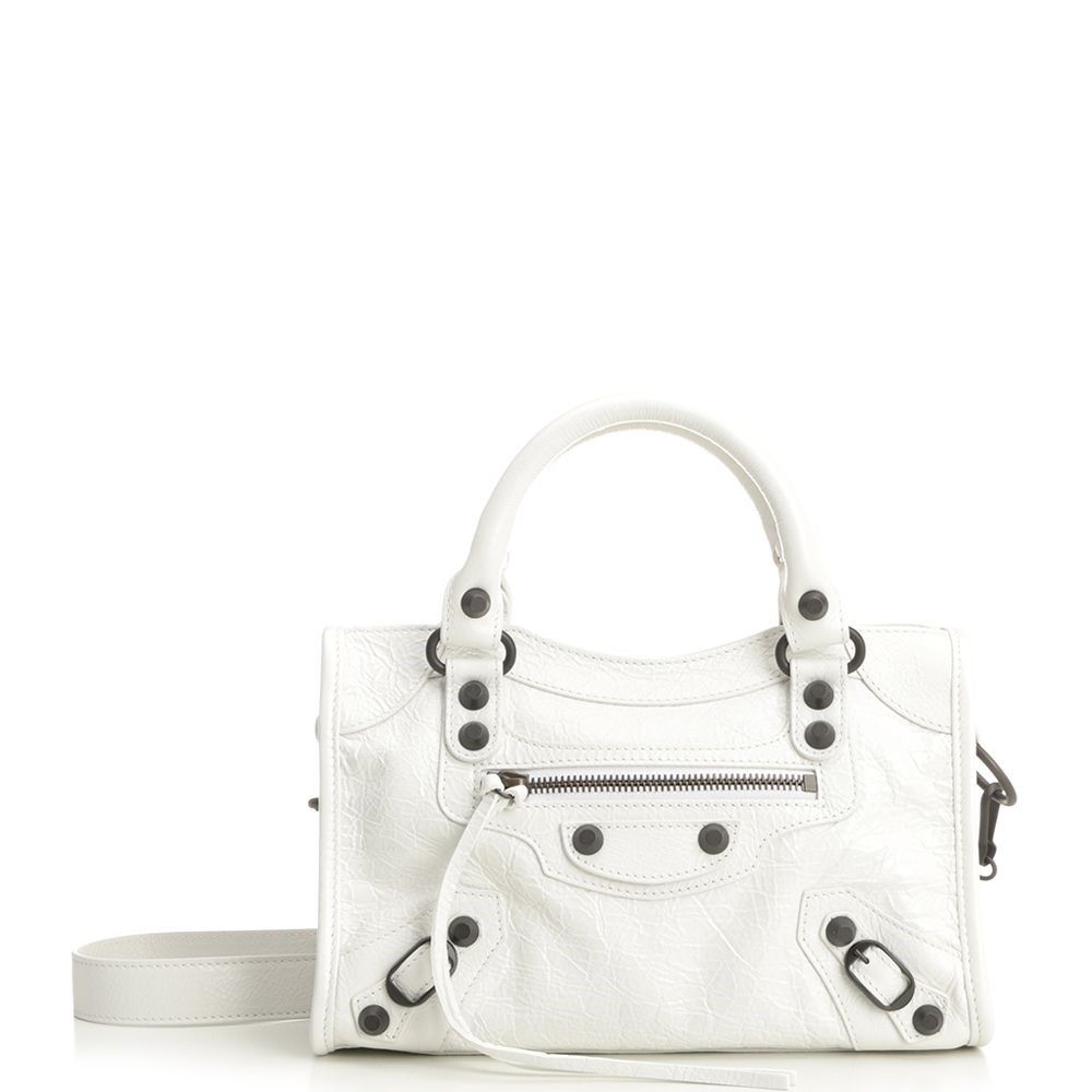 Balenciaga Women's Le City Mini Bag in White