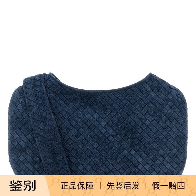 Bottega Veneta Men's Veneto Medium Bag in Blue
