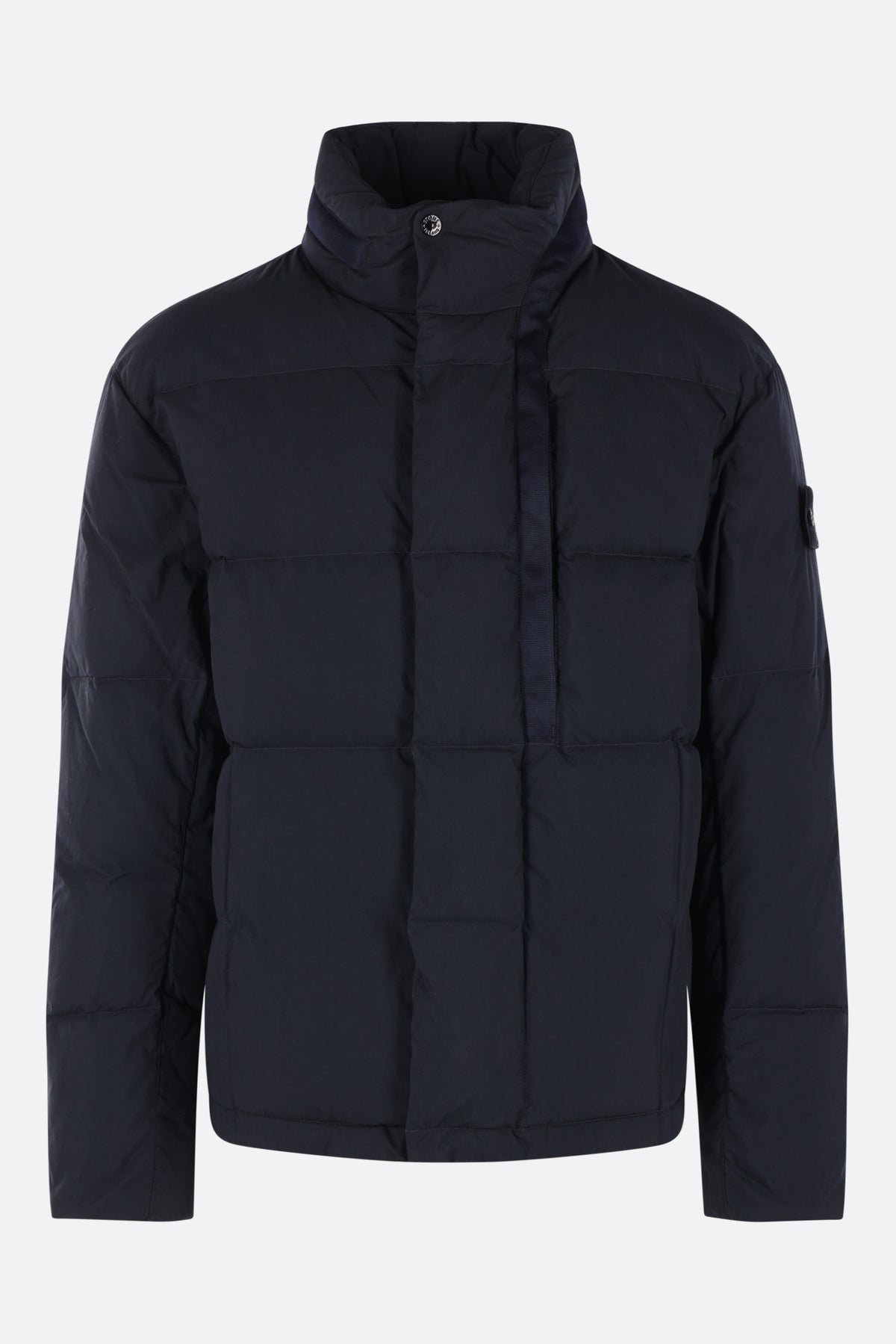 Stone Island Men's Down Jacket in Navy