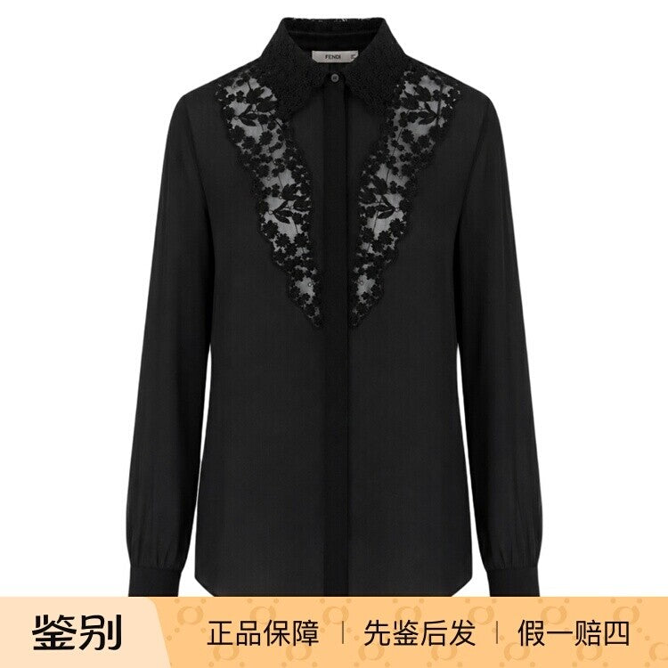 Fendi Women's Shirt in Black