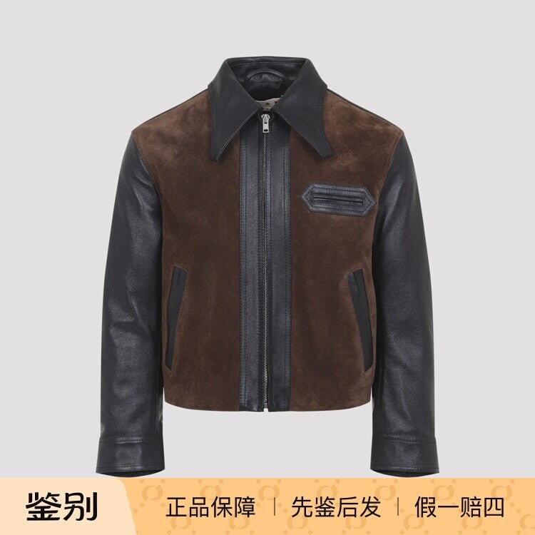 Marni Women's Leather Jacket in Black