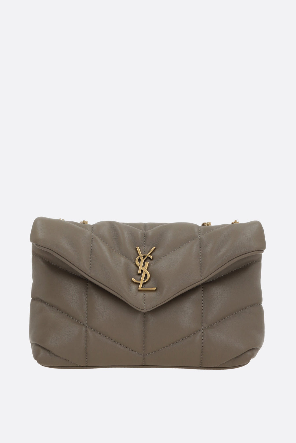 Saint Laurent YSL Puffer Toy Mini Bag in Grey