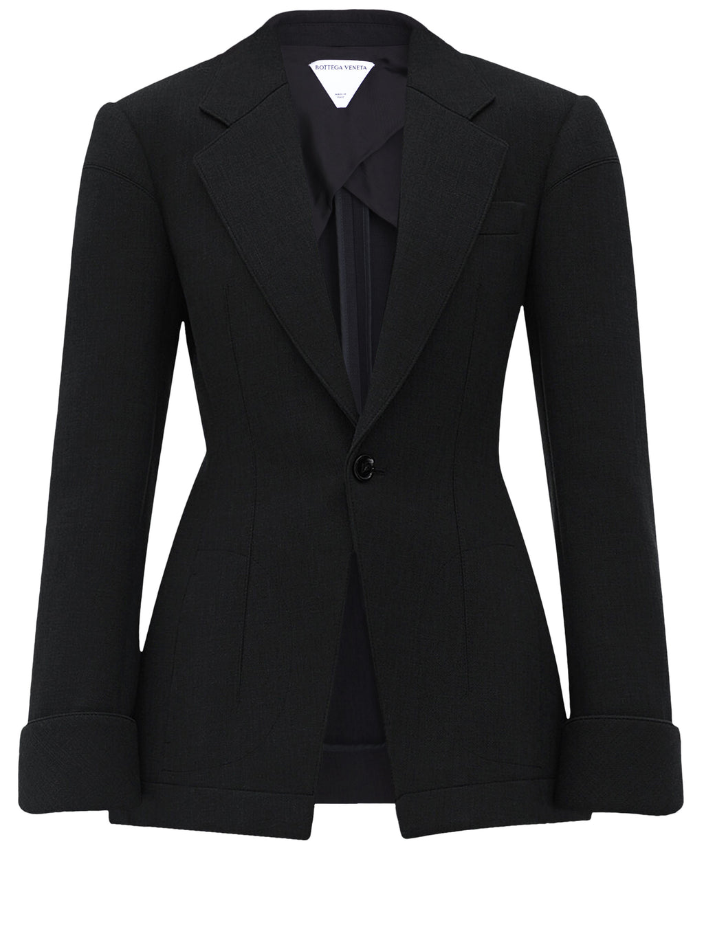 Bottega Veneta Women's Structured Cotton Jacket in Black