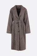 Kiton Women's Coat in Brown