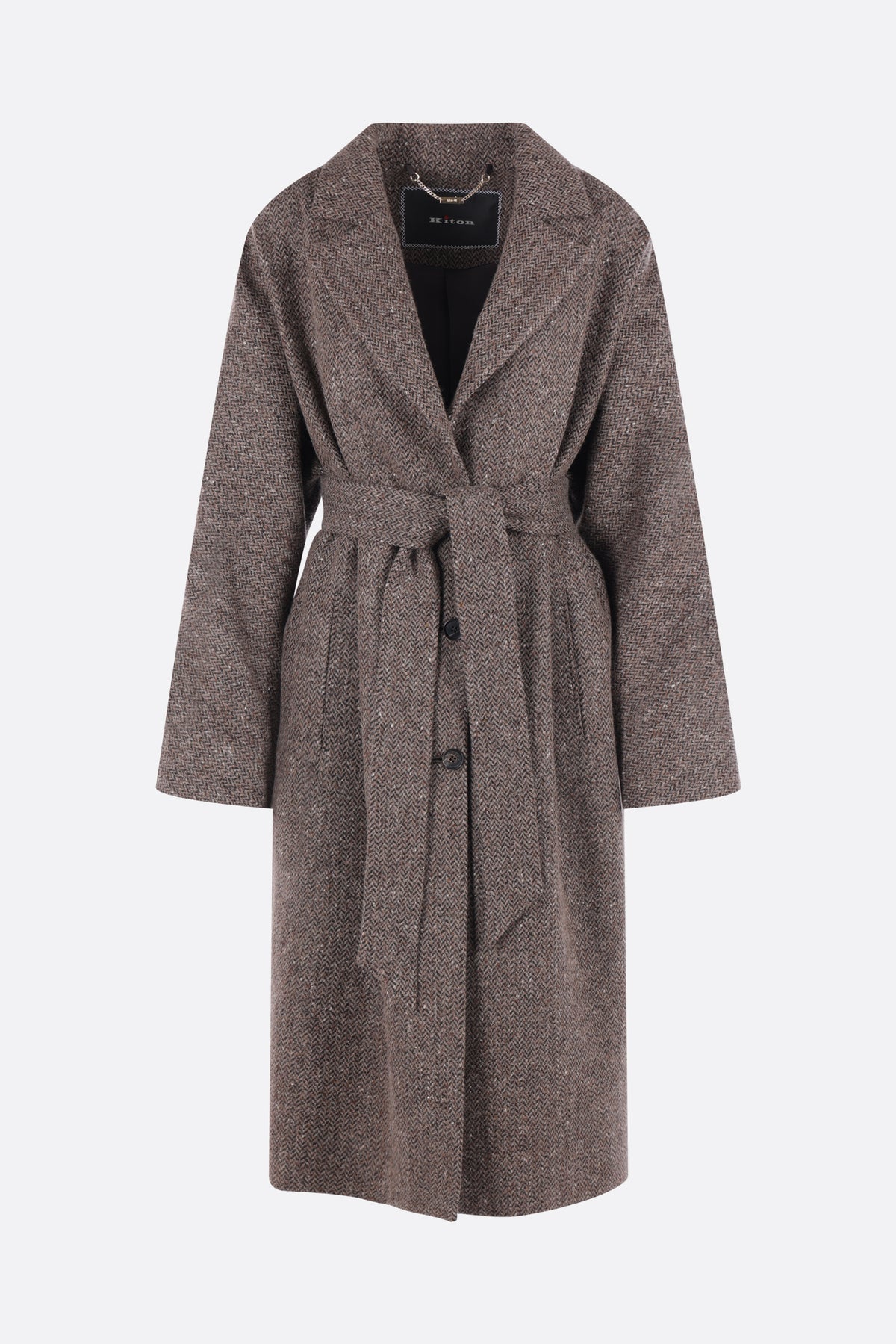 Kiton Women's Coat in Brown