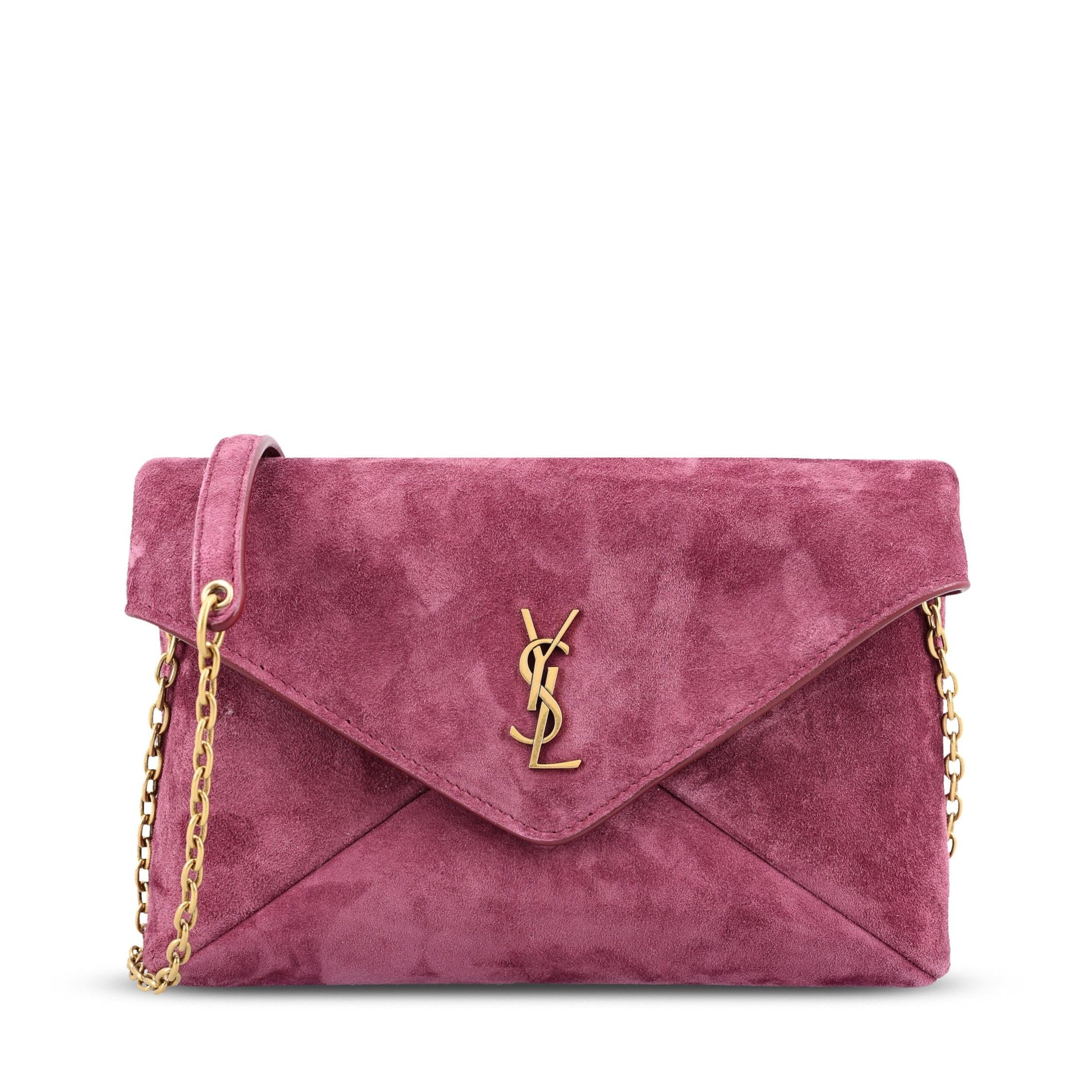Saint Laurent Women's YSL Cassandre Mini Bag in Pink