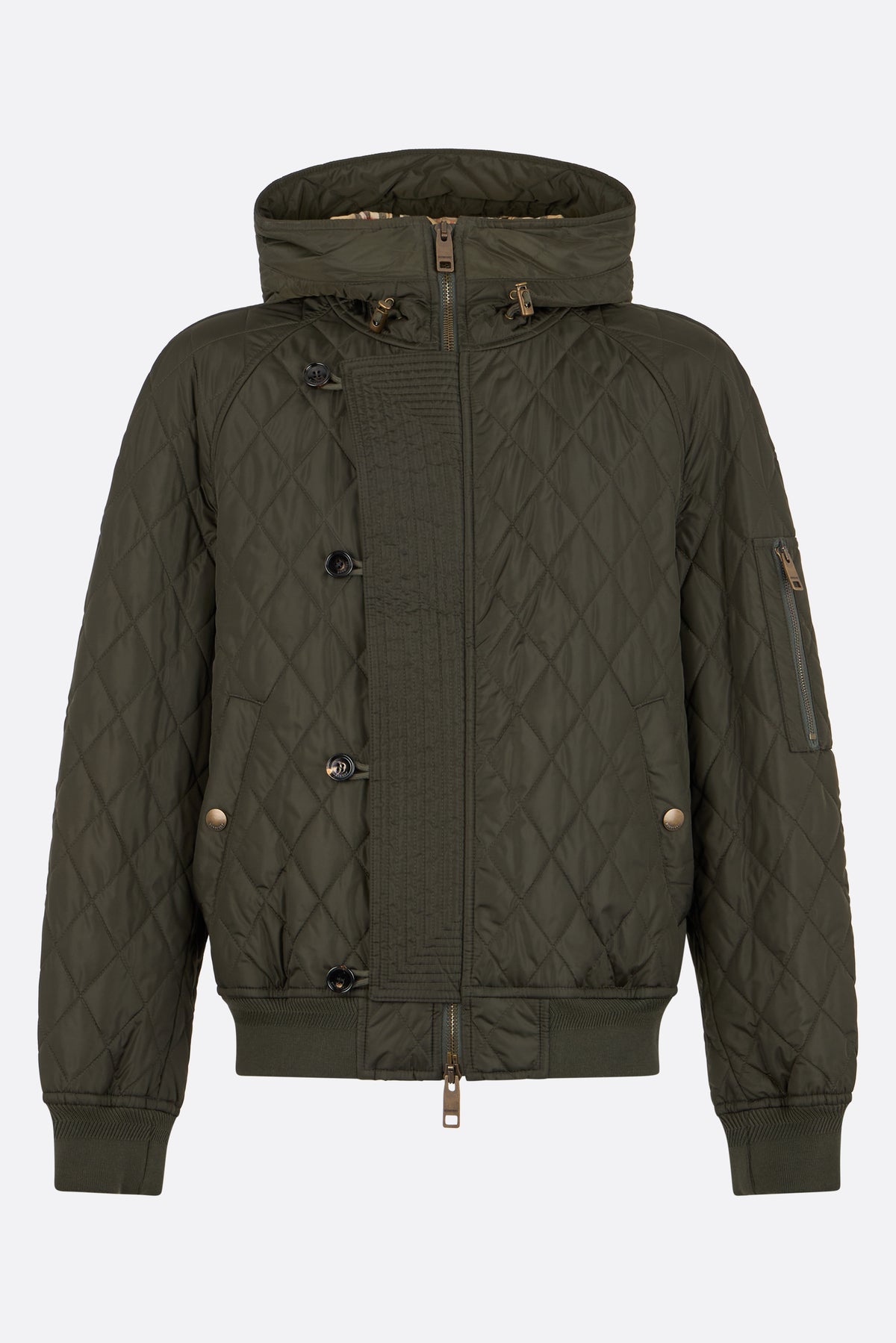 Burberry Men's Bomber Jacket in Shale