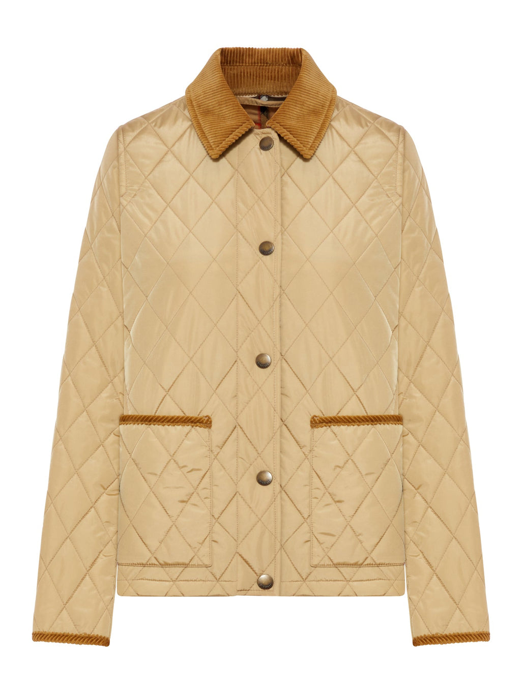 Burberry Women's NYLON QUILTED JACKET in Beige